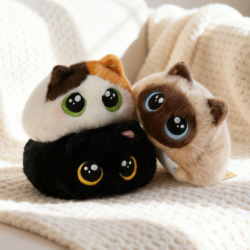 Plush Cat Squishy – Super Soft Stress Relief Companion | Stackable Squeeze Toy
