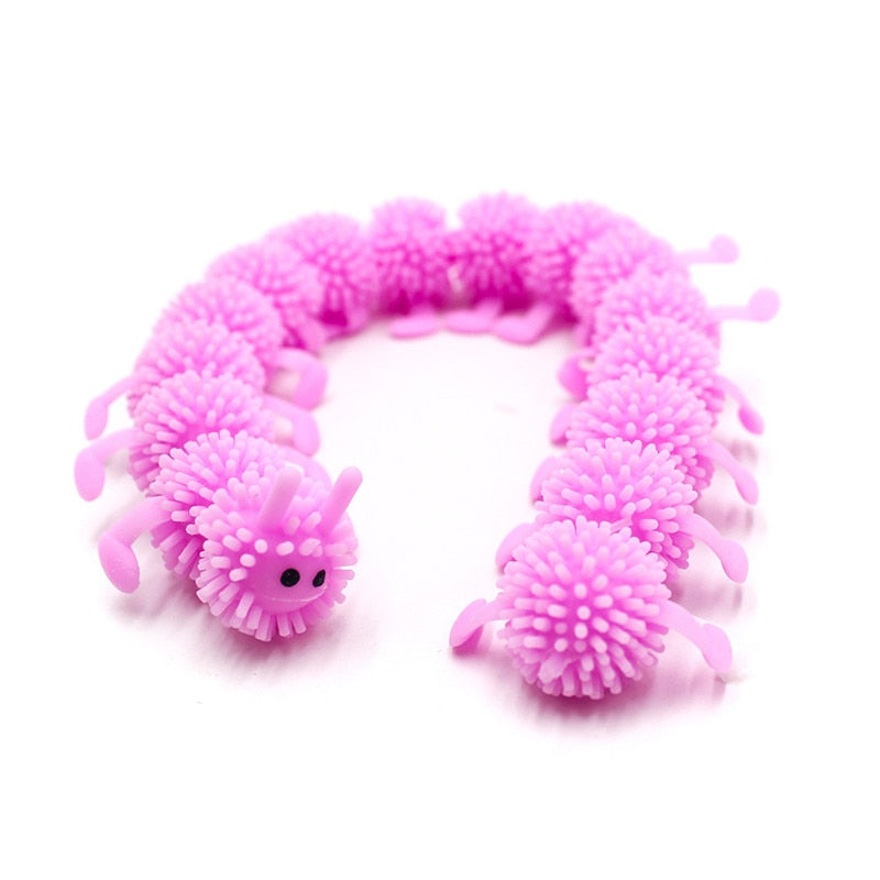 1pc 16 Knots Caterpillar Relieves Stress Toy Physiotherapy Releases Stress Fidget Toys Personalized Gift Juguetes Toys For kids