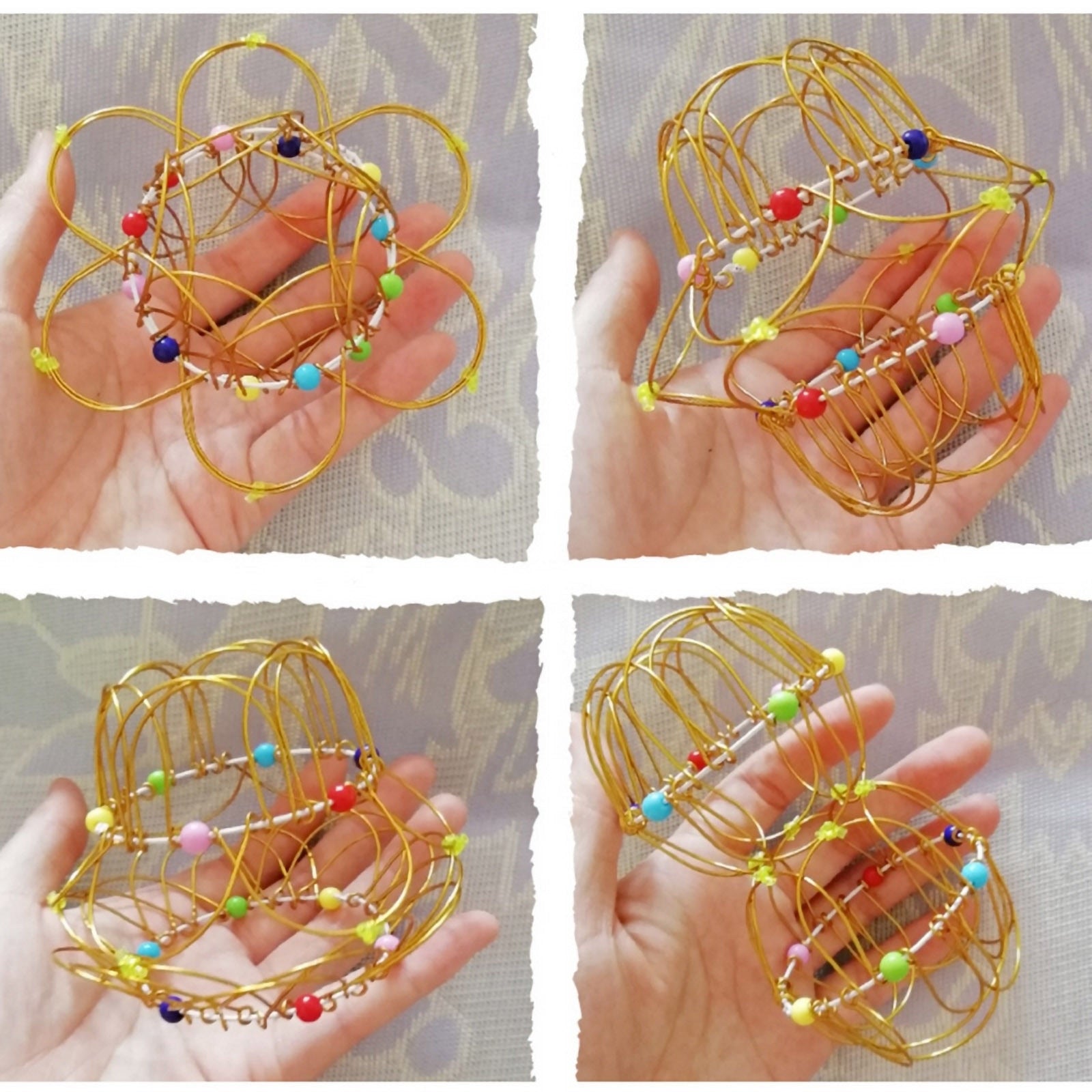 Fidget Toys Popit Make Magic Steel Iron Ring Decompression Flexible Basket Soft Magical Toys Anti Stress Kids Gifts Juguetes