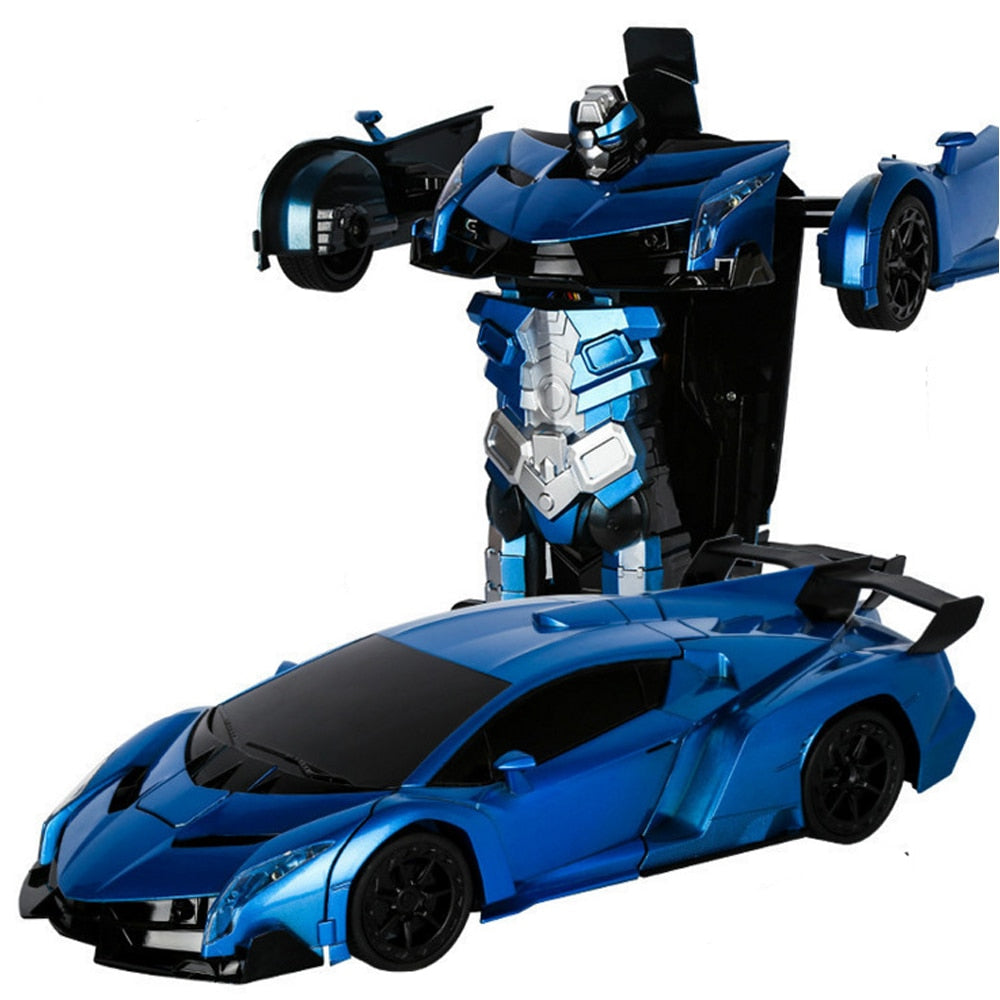 Car Transformation Robots Sports Vehicle Model Robots Toys Cool Deformation Car Kids Toys Gifts For Boys