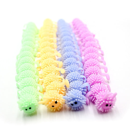 1pc 16 Knots Caterpillar Relieves Stress Toy Physiotherapy Releases Stress Fidget Toys Personalized Gift Juguetes Toys For kids