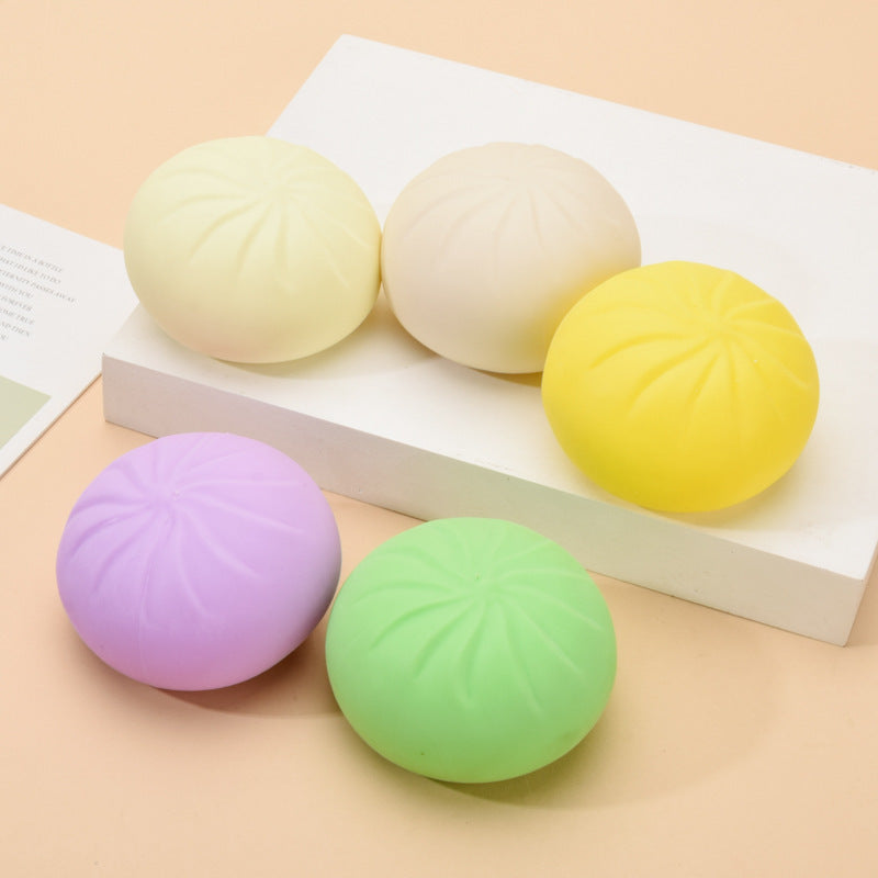 Steamed Bun Squishy – Slow Rise Stress Ball | Super Satisfying Squeeze Toy
