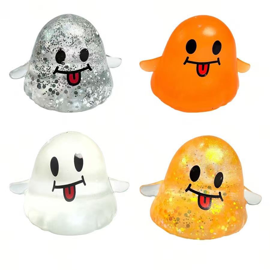 Halloween Ghost Squishy – Slow Rebound Stress Toy | Spooky Cute Squeeze Fun