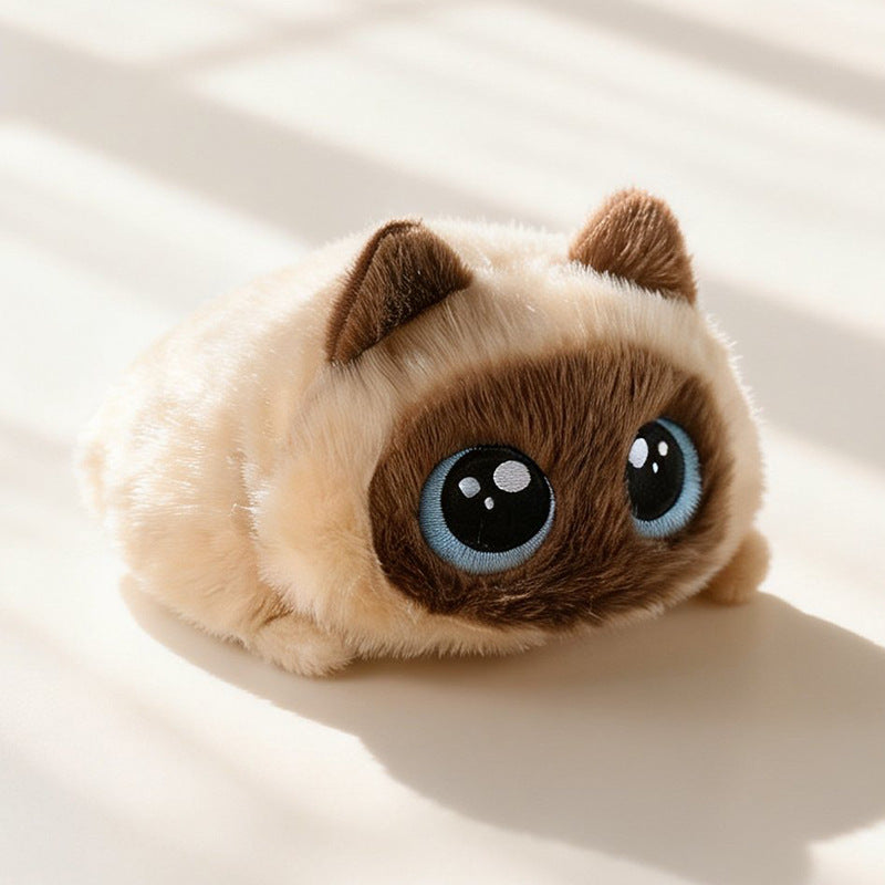 Plush Cat Squishy – Super Soft Stress Relief Companion | Stackable Squeeze Toy