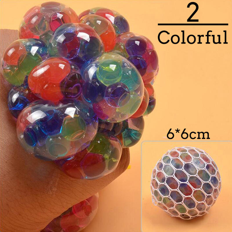Colorful Grape Ball Antistress Toys Squishy Squish Toy Squeeze Relief Anti-stress Kids Funny Things Prank Jokes for Adults Gifts