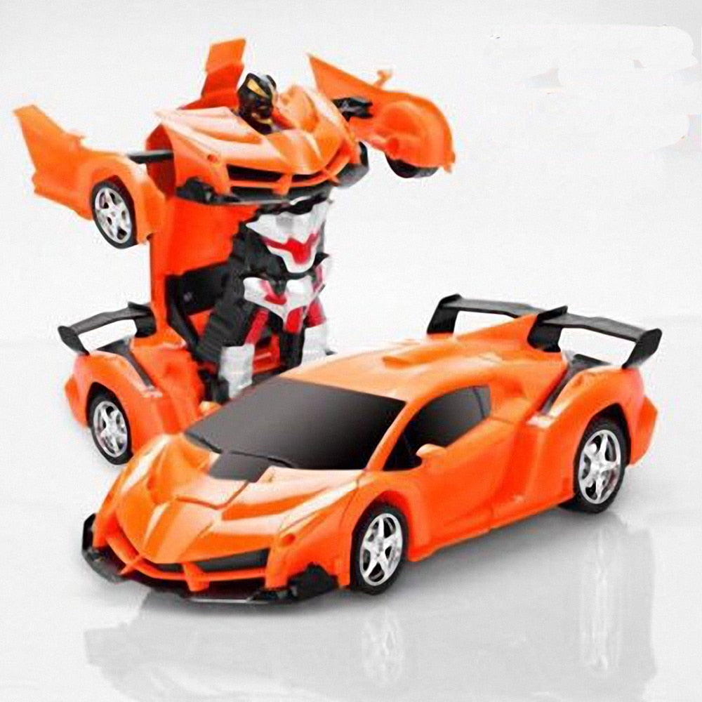 Car Transformation Robots Sports Vehicle Model Robots Toys Cool Deformation Car Kids Toys Gifts For Boys