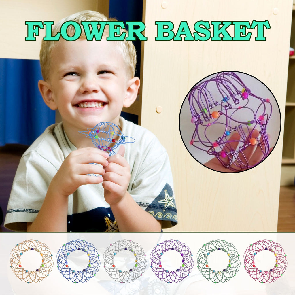Fidget Toys Popit Make Magic Steel Iron Ring Decompression Flexible Basket Soft Magical Toys Anti Stress Kids Gifts Juguetes
