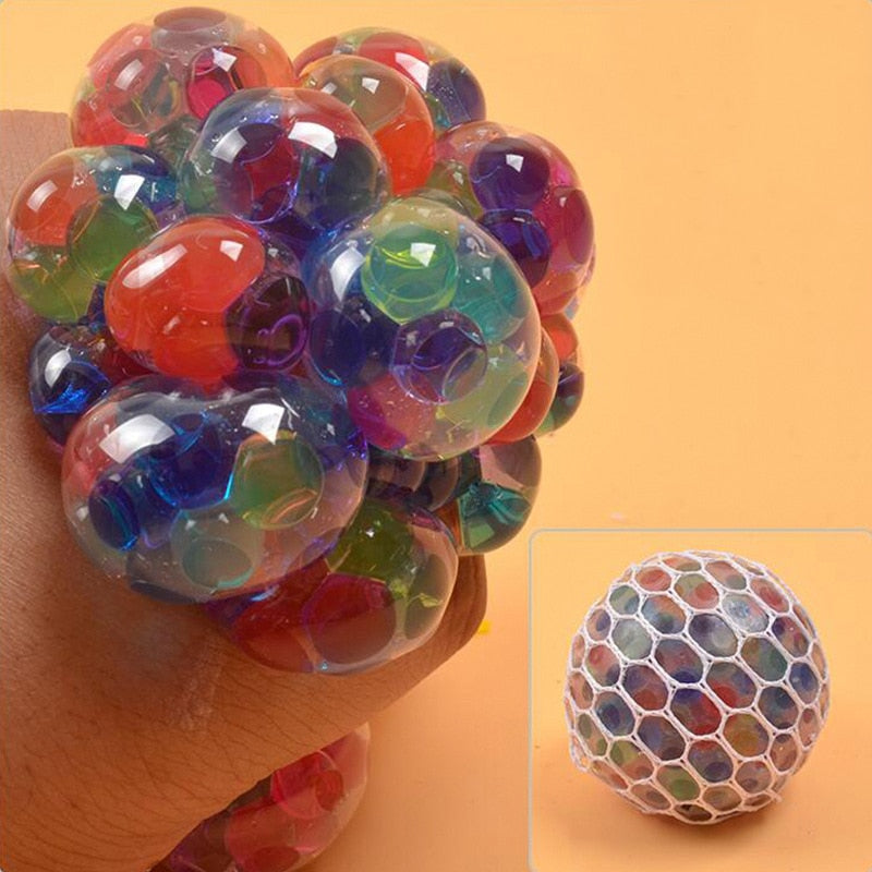 Colorful Grape Ball Antistress Toys Squishy Squish Toy Squeeze Relief Anti-stress Kids Funny Things Prank Jokes for Adults Gifts