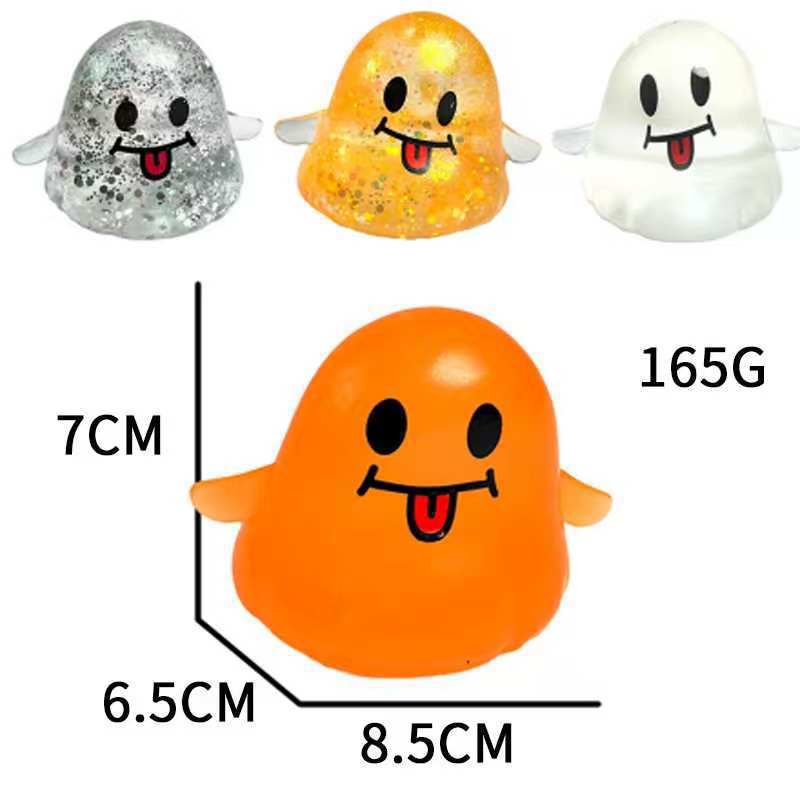 Halloween Ghost Squishy – Slow Rebound Stress Toy | Spooky Cute Squeeze Fun