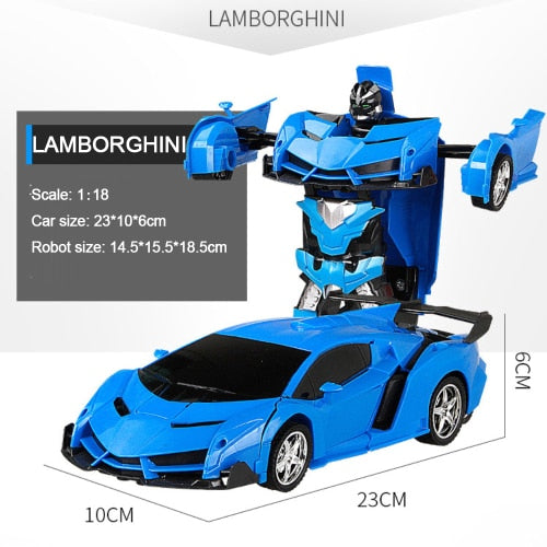 Car Transformation Robots Sports Vehicle Model Robots Toys Cool Deformation Car Kids Toys Gifts For Boys
