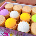 Steamed Bun Squishy – Slow Rise Stress Ball | Super Satisfying Squeeze Toy
