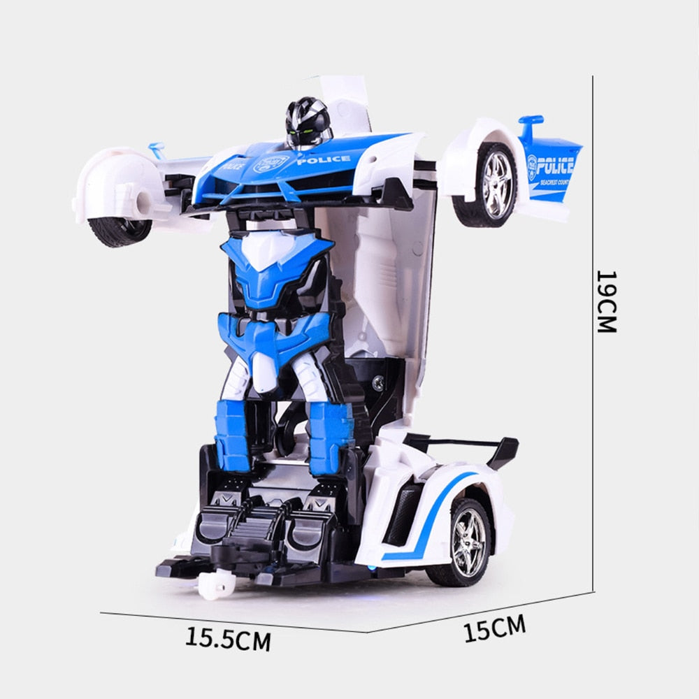 Car Transformation Robots Sports Vehicle Model Robots Toys Cool Deformation Car Kids Toys Gifts For Boys