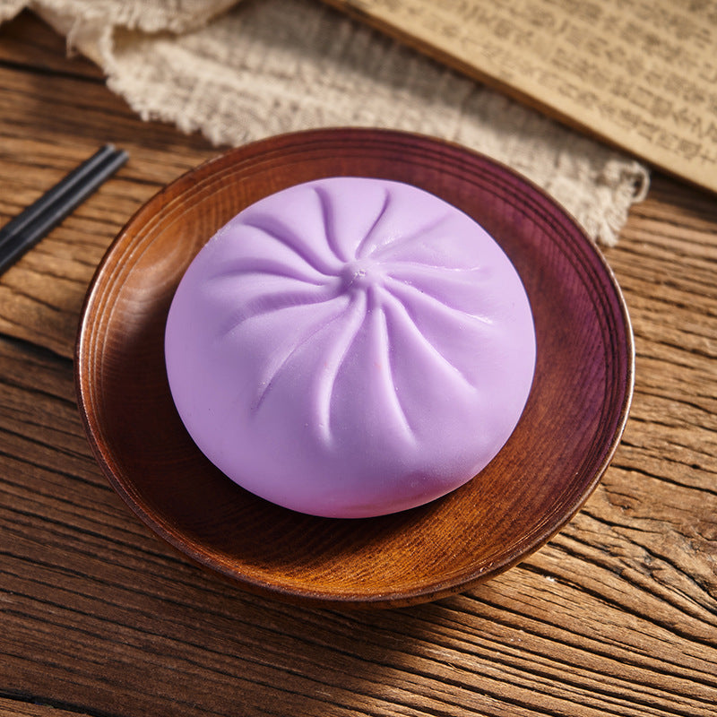 Steamed Bun Squishy – Slow Rise Stress Ball | Super Satisfying Squeeze Toy