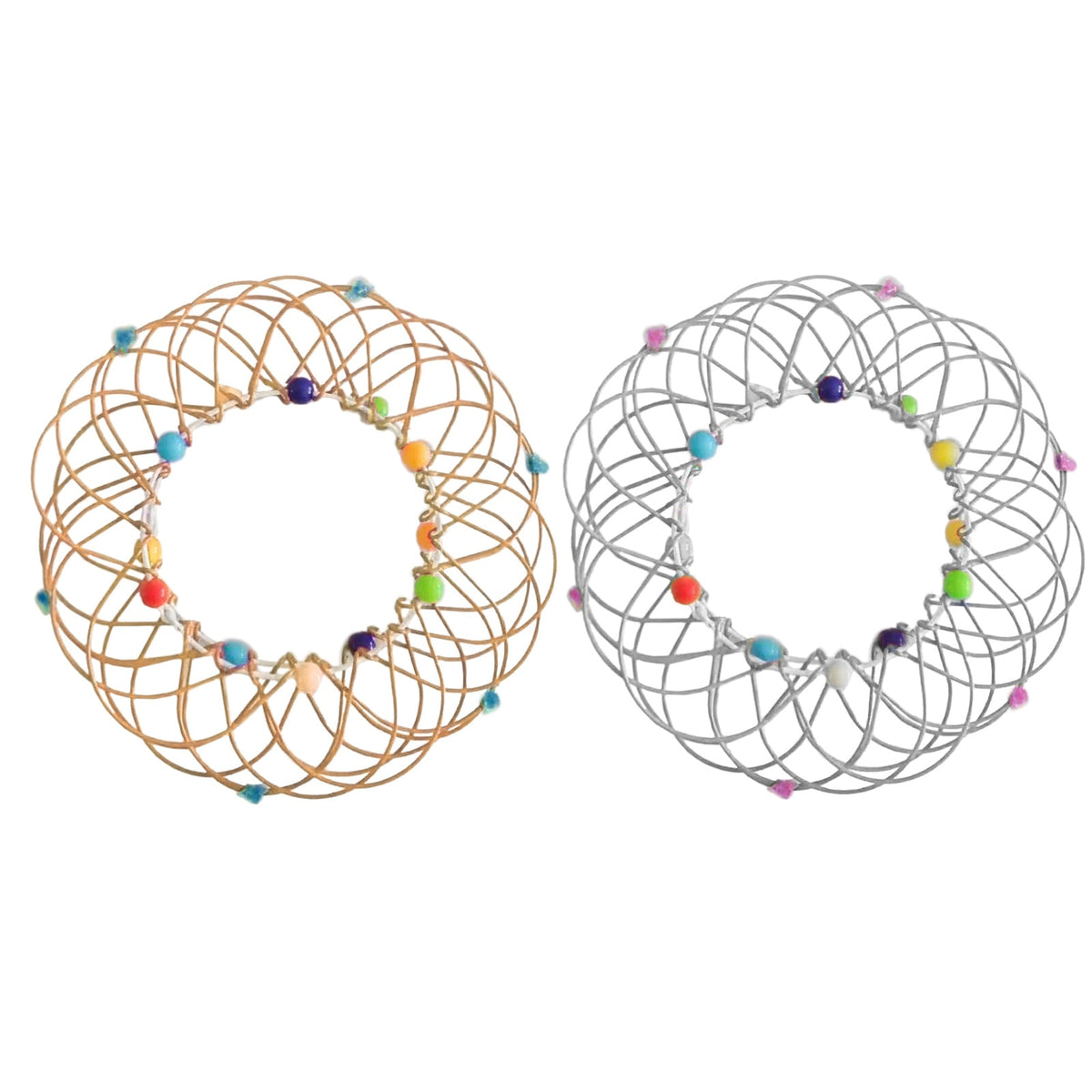 Fidget Toys Popit Make Magic Steel Iron Ring Decompression Flexible Basket Soft Magical Toys Anti Stress Kids Gifts Juguetes