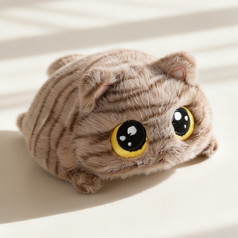 Plush Cat Squishy – Super Soft Stress Relief Companion | Stackable Squeeze Toy